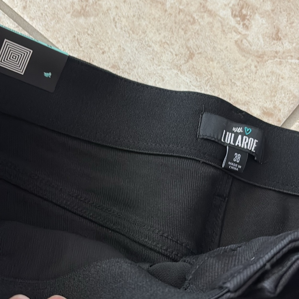 Black Lularoe shorts - Picture 2 of 3